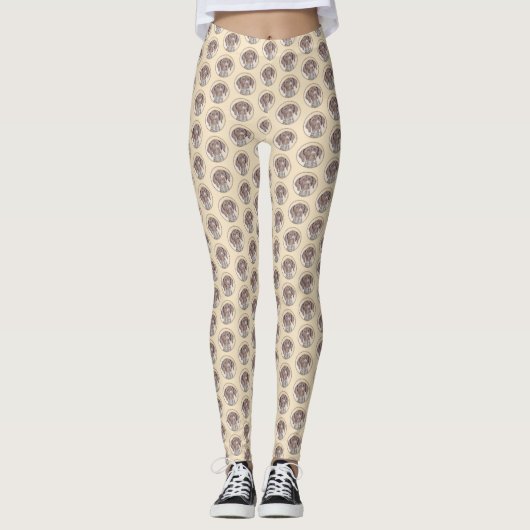 Duitse schilderkunst met horthaired pointer leggings (Voorkant)