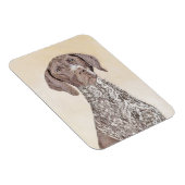 Duitse schilderkunst met horthaired pointer magneet (Rechterzijde)