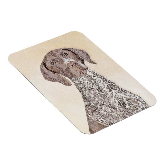 Duitse schilderkunst met horthaired pointer magneet (Rechterzijde)