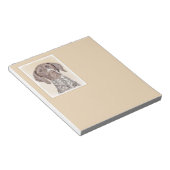 Duitse schilderkunst met horthaired pointer notitieblok (Schuin)