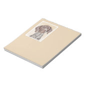 Duitse schilderkunst met horthaired pointer notitieblok (Linkerzijde)