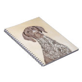 Duitse schilderkunst met horthaired pointer notitieboek (Rechterzijde)
