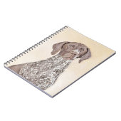 Duitse schilderkunst met horthaired pointer notitieboek (Linkerzijde)