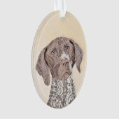 Duitse schilderkunst met horthaired pointer ornament (voorkant)