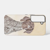 Duitse schilderkunst met horthaired pointer samsung galaxy hoesje (Achterkant horizontaal)