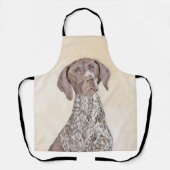 Duitse schilderkunst met horthaired pointer schort (Voorkant)
