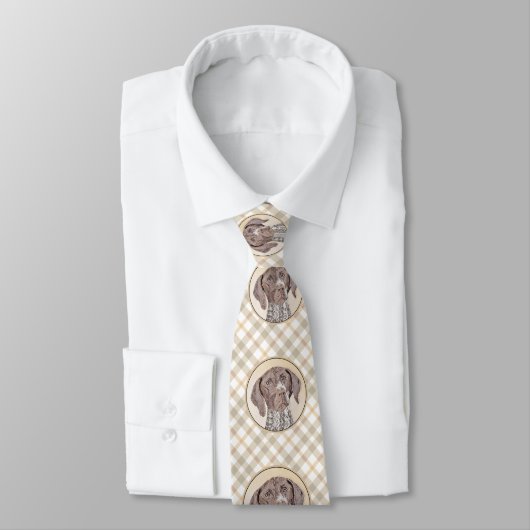 Duitse schilderkunst met horthaired pointer stropdas (Gebonden)