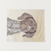 Duitse schilderkunst met horthaired pointer wandkleed (Voorkant (horizontaal))