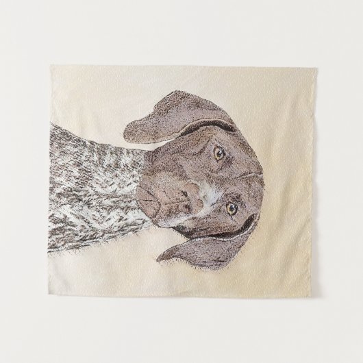 Duitse schilderkunst met horthaired pointer wandkleed (Voorkant (horizontaal))