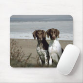Duitse schitterende aanwijzingen op de beach mouse muismat (Met muis)
