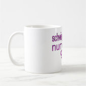 Duitse schoonmoeder Gift Schwiegermutter Nummer 1 Koffiemok (Links)