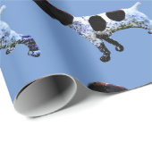 Duitse schoorsteenschottelijn cadeaupapier (Rol Hoek)