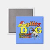 Duitse schotel met geschorste pointer-behendigheid magneet (Voorkant / Achterkant)