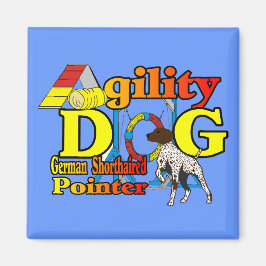 Duitse schotel met geschorste pointer-behendigheid magneet