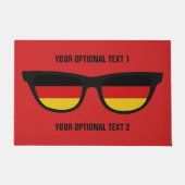 Duitse shades, aangepaste deurmatten (Voorkant)