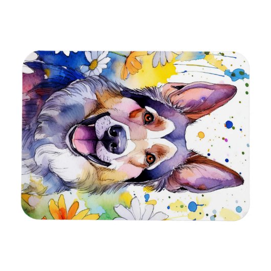 Duitse Shepard-fotomagneet Magneet (Horizontaal)