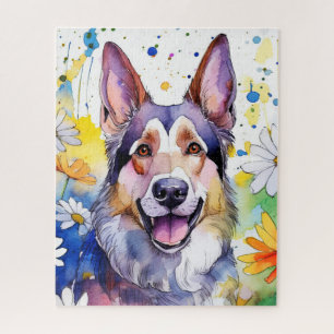Duitse Shepard-puzzel Legpuzzel