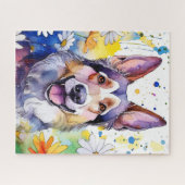 Duitse Shepard-puzzel Legpuzzel (Horizontaal)