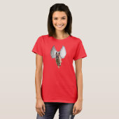 Duitse Shepherd Angel T-Shirt voor vrouwen (Voorkant volledig)