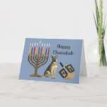 Duitse Shepherd Chanukah Card Menorah Dreidel1 Feestdagen Kaart<br><div class="desc">Het herdenken van familie en vrienden tijdens het Chanoekaseizoen is een prachtige manier om contact te houden met de mensen waar je van houdt en waar je om geeft. Ik heb met liefde en zorg een Chanoekaartje voor honden gemaakt en ik ben er zeker van dat iedereen die van honden...</div>