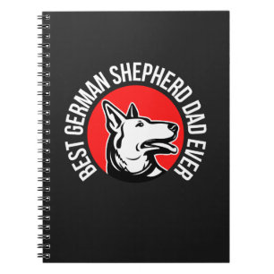 Duitse Shepherd Dad, Dog Dad Notitieboek