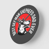 Duitse Shepherd Dad, Dog Dad Ronde Klok (Hoek)