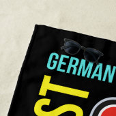 Duitse Shepherd Dad, Dog Dad Strandlaken (In situ)