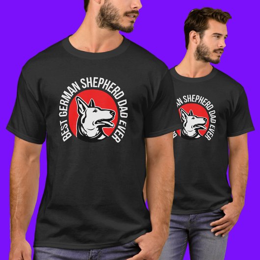 Duitse Shepherd Dad, Dog Dad T-shirt
