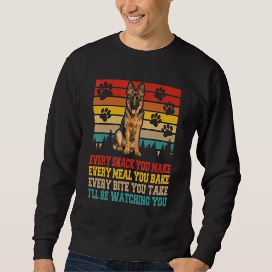 Duitse Shepherd Dog Activities Matching Dog Trui (Voorkant)