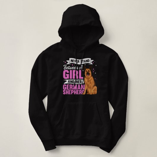 Duitse Shepherd Dog Apparel voor vrouwen Hoodie (Design voorkant)