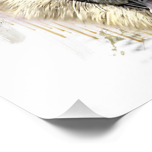 Duitse Shepherd Dog foto Uitbreiding Foto Afdruk (Hoek)