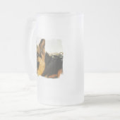 Duitse Shepherd Dog Foto van Frosted Mok (Voorkant links)