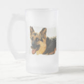 Duitse Shepherd Dog Foto van Frosted Mok (Links)