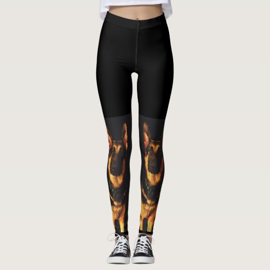 DUITSE SHEPHERD DOG leggings (Voorkant)