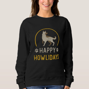 Duitse Shepherd Happy Howlidays Dog  Funny Trui