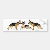 Duitse Shepherd K9 Bumpersticker (Voorkant)
