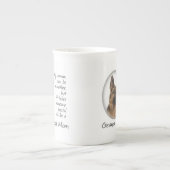 Duitse Shepherd Mam Bone China Mok (Voorkant)