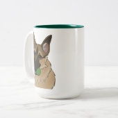 Duitse Shepherd Play Time met Ball Mok (Voorkant links)