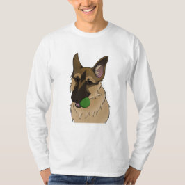 Duitse Shepherd Play Time with Ball T-shirt