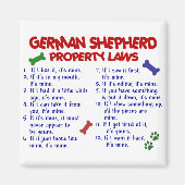 DUITSE SHEPHERD Property Laws 2 Magneet (Voorkant)