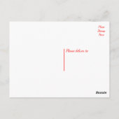 Duitse Shepherd Puppy Dog Hallo, denk aan jou Briefkaart (Achterkant)