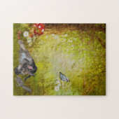 Duitse Shepherd Puppy Fantasy Dog Art Legpuzzel (Horizontaal)
