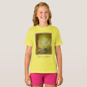 Duitse Shepherd Puppy Fantasy Dog Art T-shirt (Voorkant volledig)