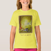 Duitse Shepherd Puppy Fantasy Dog Art T-shirt (Voorkant)