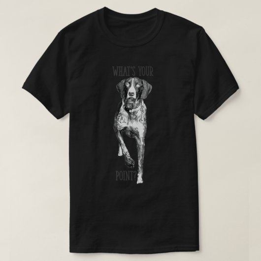 Duitse Short Hazard Pointer T-Shirt (Design voorkant)