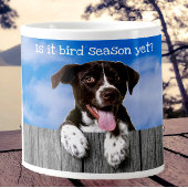 Duitse Shorthair Pointer "Bird Season" Giant Coff Grote Koffiekop