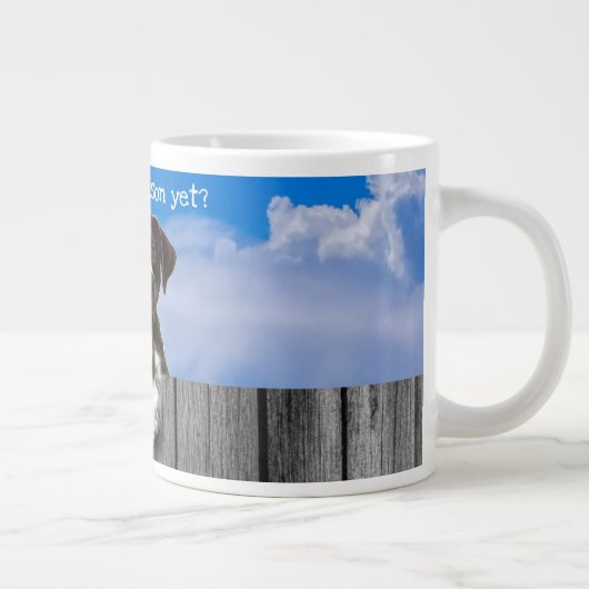 Duitse Shorthair Pointer "Bird Season" Giant Coff Grote Koffiekop (Rechts)