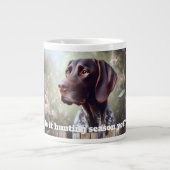 Duitse Shorthair Pointer "Bird Season" Grote Koffiekop (Voorkant)