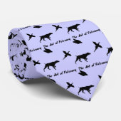 Duitse Shorthair Pointer en Falconry Stropdas (Opgerold)