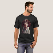 Duitse Shorthair Pointer GSP mam T-shirt (Voorkant volledig)